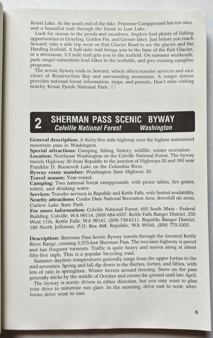 Scenic Byways II: Your Complete Guide to America's Most Scenic Drives by Beverly Magley (Good, 1992, Pbk, 210 pgs, Falcon Press)
