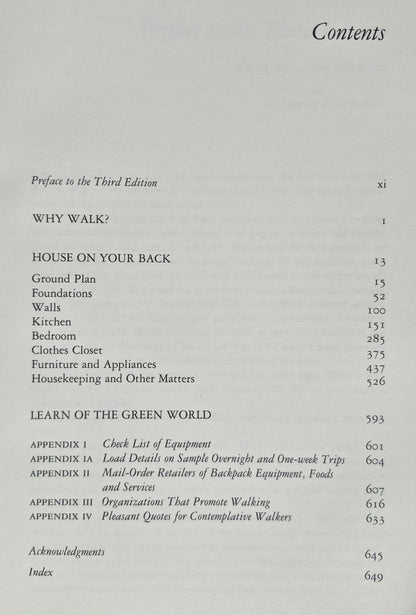 The Complete Walker III by Colin Fletcher (Good, 1984, Pbk, 668 pgs, Alfred A. Knopf)