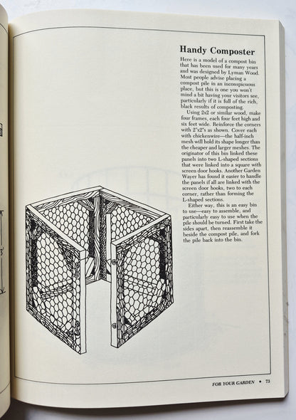 HomeMade: 101 Easy to Make Things for Your Garden, Home, or Farm by Ken Braren; Roger Griffith (Very Good, 1987, Pbk, 176 pgs, Storey Comm.)