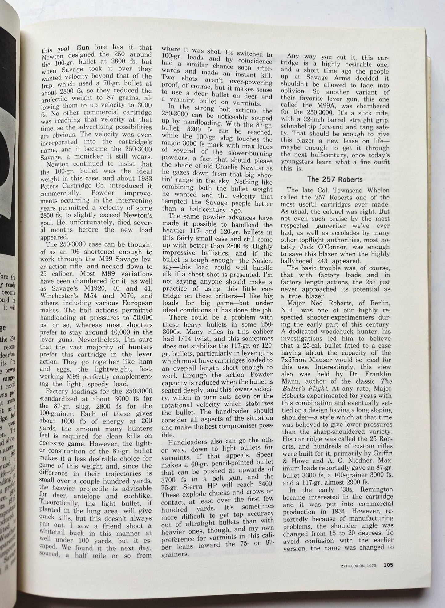 Gun Digest 27th Anniversary 1973 Deluxe Edition edited by John T. Amber (Very Good, 1973, Pbk, 480 pgs, Digest Books)
