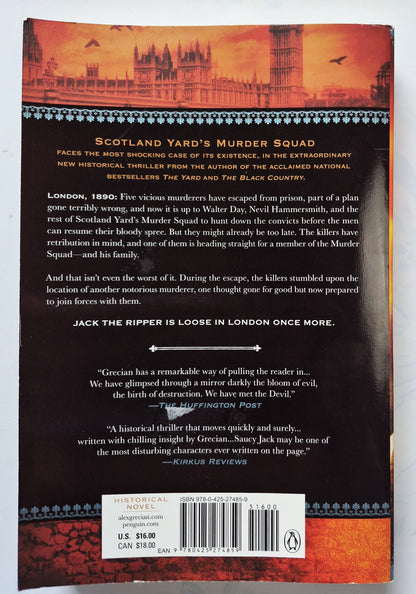The Devil's Workshop by Alex Grecian-Very good, 2014, Pbk, 383 pgs, Penguin