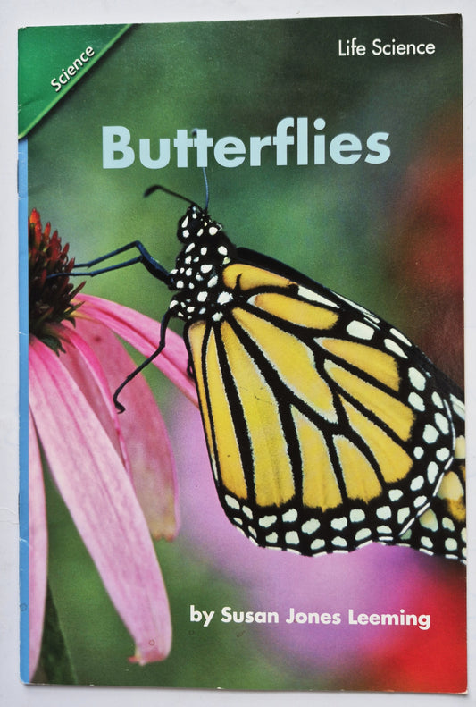 Life Science: Butterflies by Susan Jones Leeming (Very good, Pbk, 16 pgs, Pearson Education)