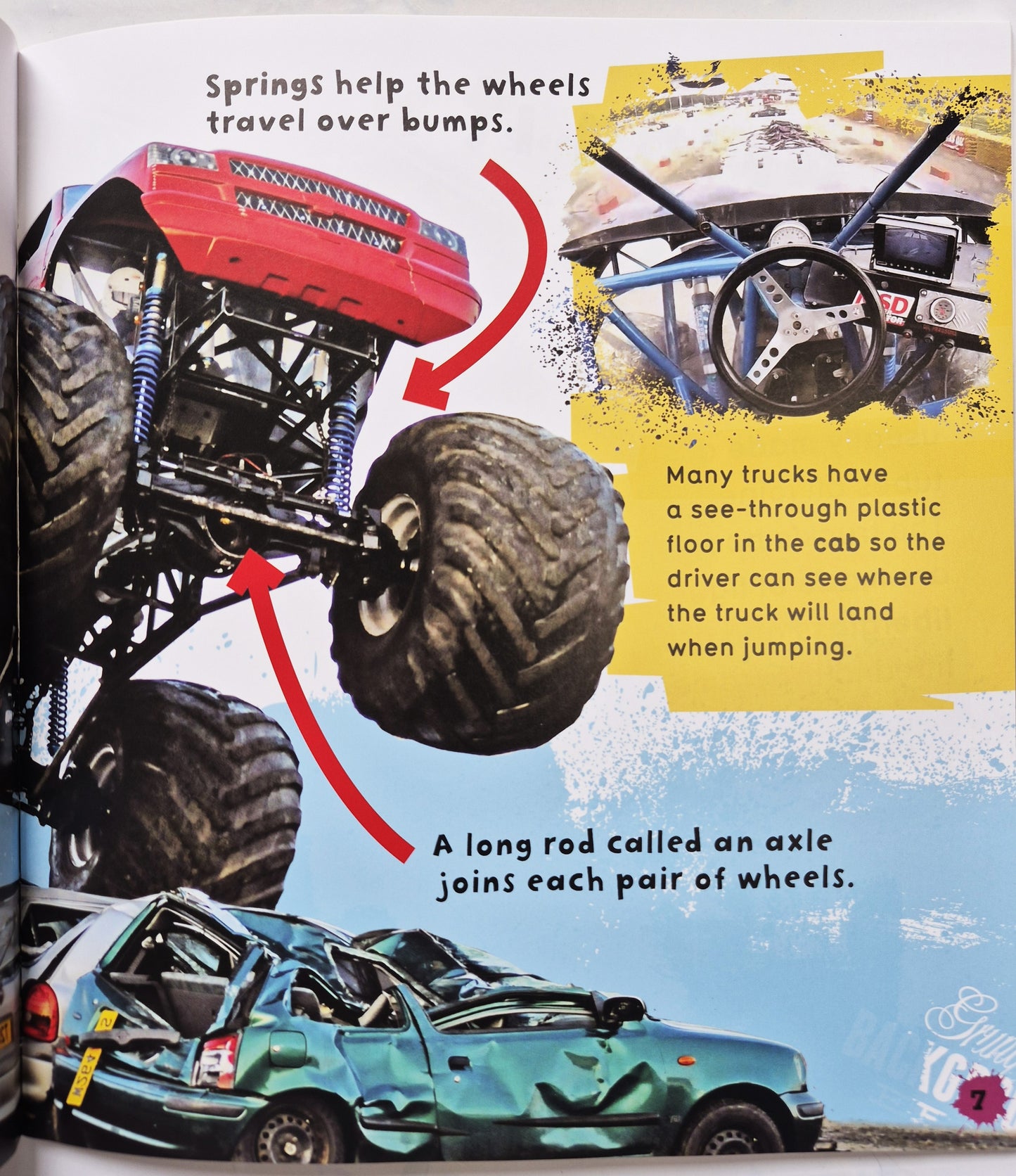 Mighty Machines: Monster Trucks by Clive Gifford (Very good, 2018, Pbk, 32 pgs, Quarto Pub)