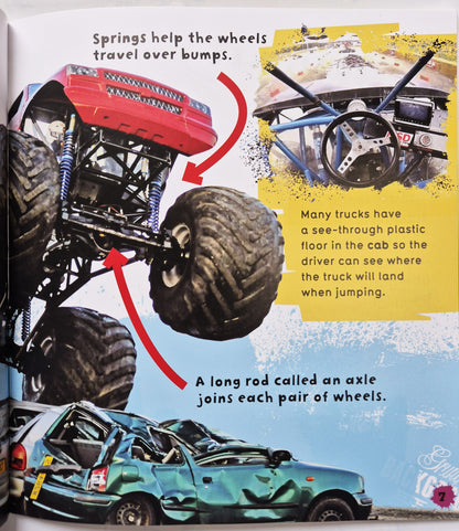Mighty Machines: Monster Trucks by Clive Gifford (Very good, 2018, Pbk, 32 pgs, Quarto Pub)
