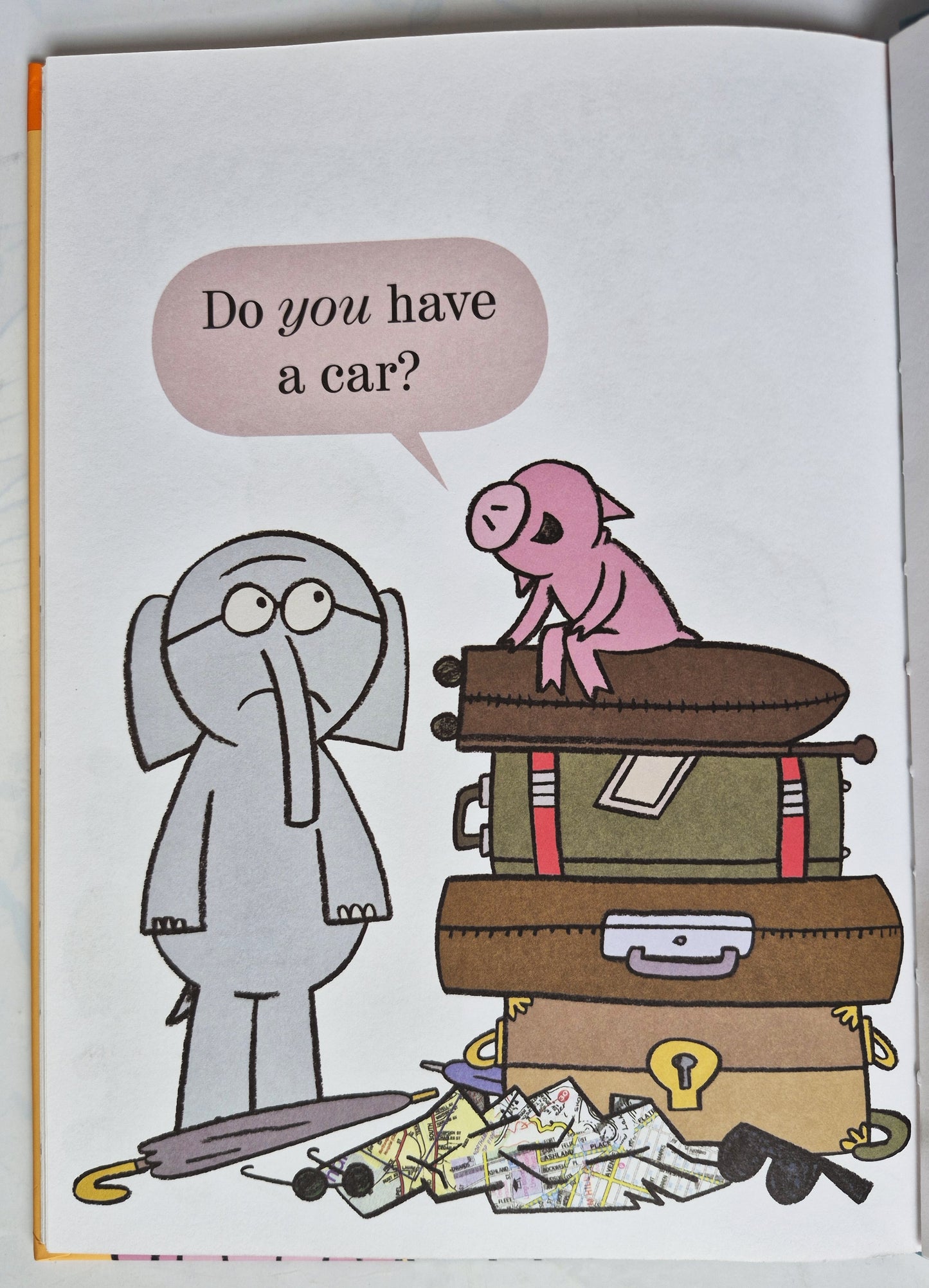 Elefant & Schweinchen: Lasst uns eine Spritztour machen! von Mo Willems (Wie neu, 2012, Pbk, 64 Seiten, Scholastic)