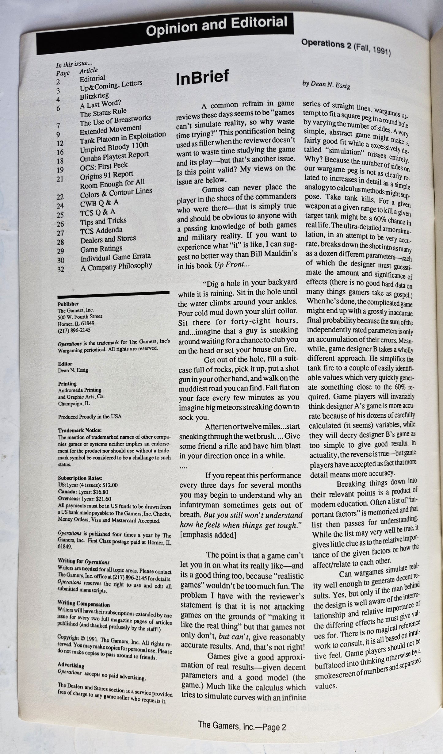 #89 Strategy & Tactics Sizilien: Das Rennen um Messina 10. Juli-17. Aug 1943 Nov/Dez 1981 (Gut, 60 Seiten, SPI)