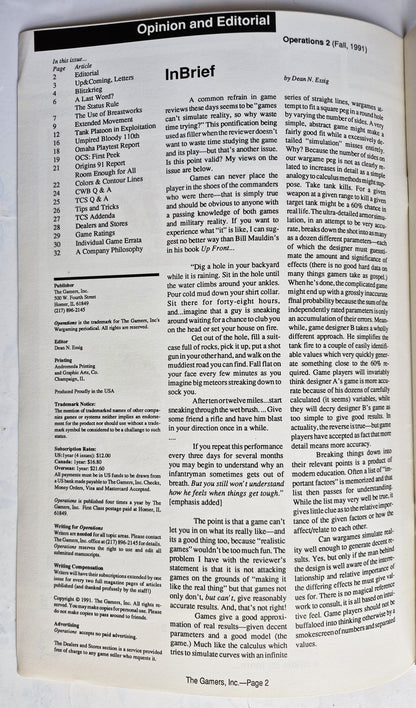 #89 Strategy & Tactics Sizilien: Das Rennen um Messina 10. Juli-17. Aug 1943 Nov/Dez 1981 (Gut, 60 Seiten, SPI)