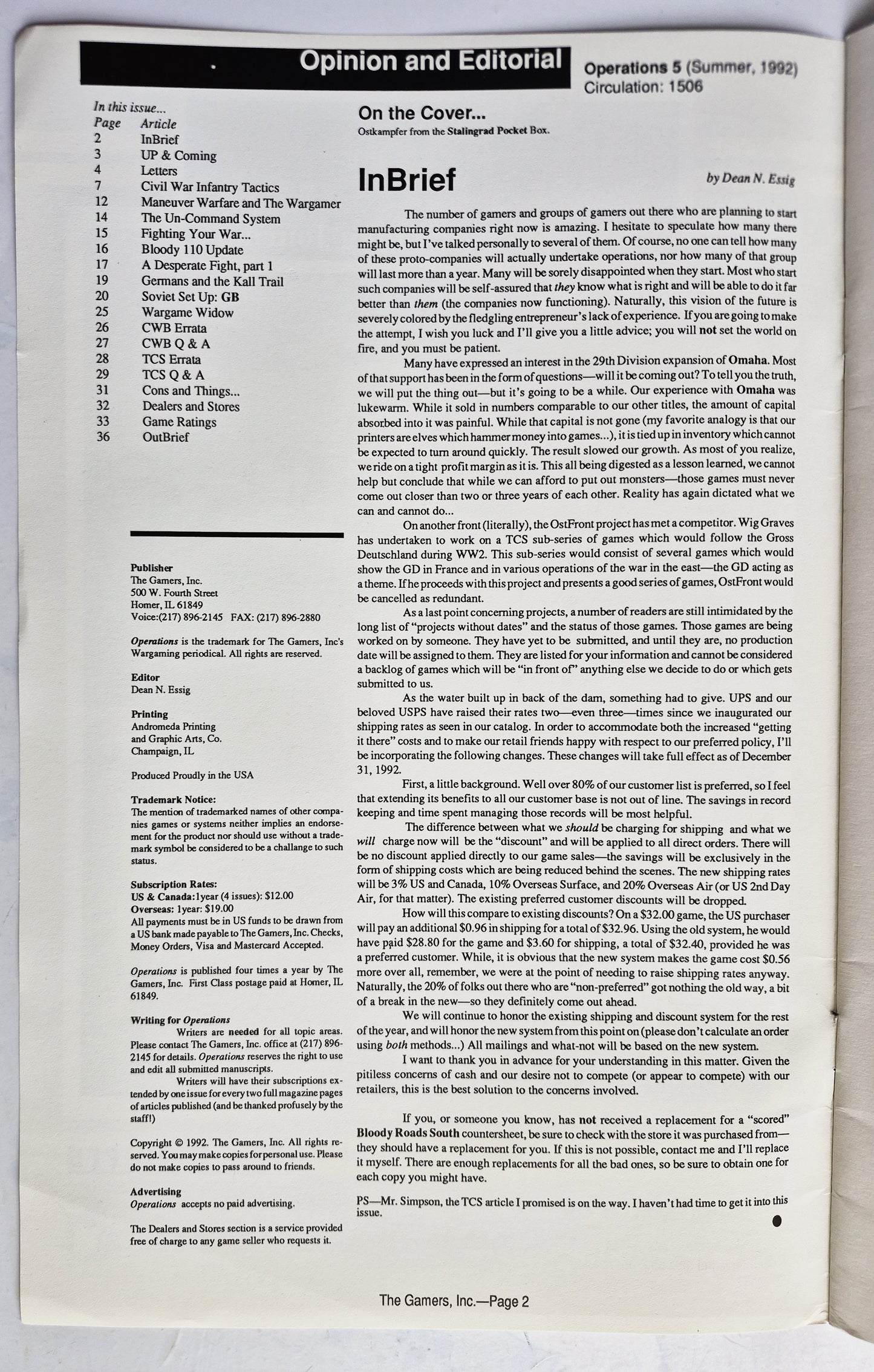 #89 Strategy & Tactics Sizilien: Das Rennen um Messina 10. Juli-17. Aug 1943 Nov/Dez 1981 (Gut, 60 Seiten, SPI)