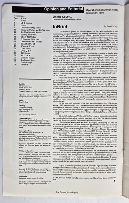 #89 Strategy & Tactics Sizilien: Das Rennen um Messina 10. Juli-17. Aug 1943 Nov/Dez 1981 (Gut, 60 Seiten, SPI)