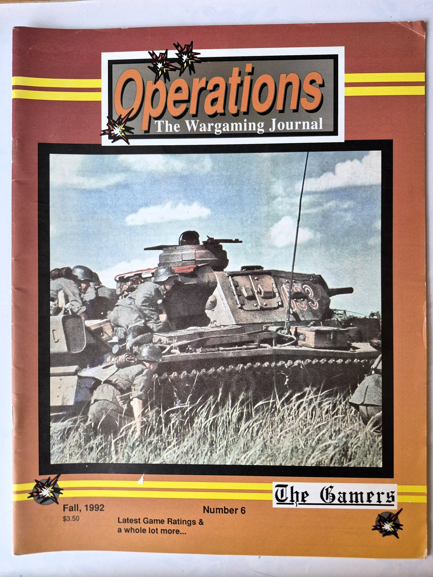 Operations: The Wargaming Journal: Number 6 Fall 1992 (Very good)