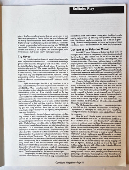 Operations: The Wargaming Journal: Number 8 spring 1993 (Very good)