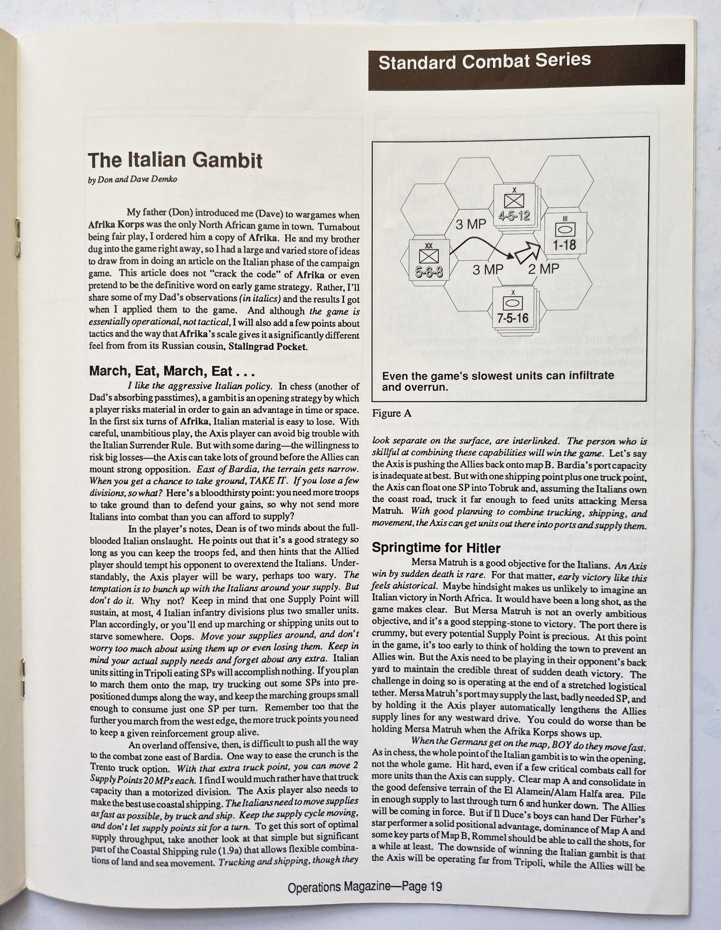 Operations: The Wargaming Journal: Number 10 Fall 1993 (Very good)