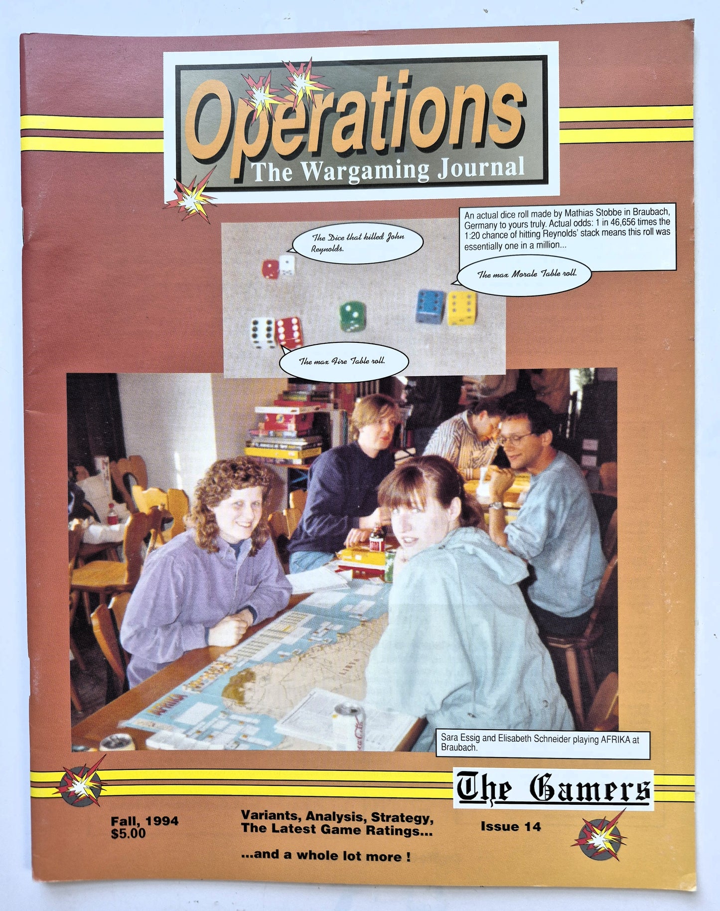 Operations: The Wargaming Journal: Issue 14 Fall 1994 (Very good)