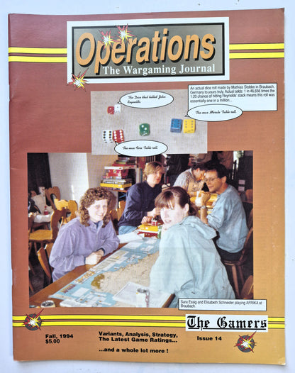 Operations: The Wargaming Journal: Issue 14 Fall 1994 (Very good)
