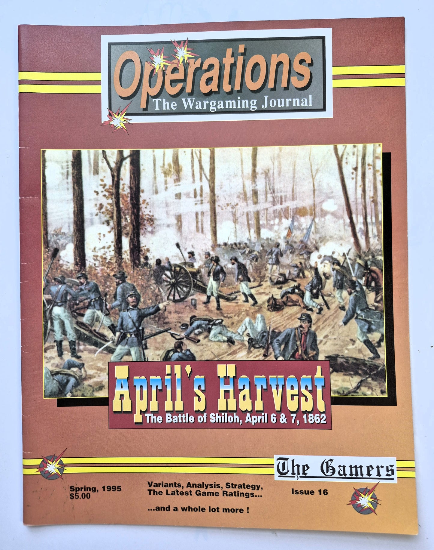Operations: The Wargaming Journal: Number 16 Spring 1995 (Very good)