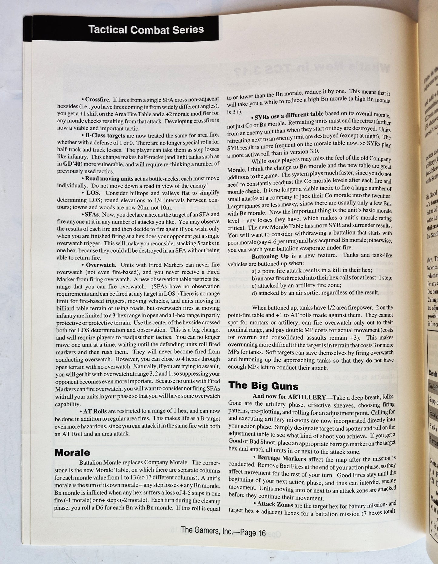 Operations: The Wargaming Journal: Number 16 Spring 1995 (Very good)