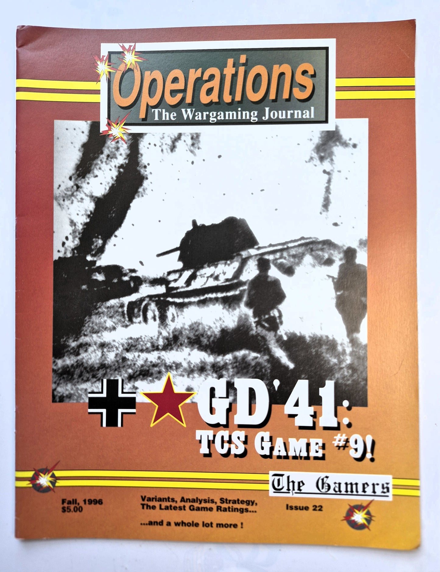Operations: The Wargaming Journal: Issue 22 Fall, 1996 (Very good)