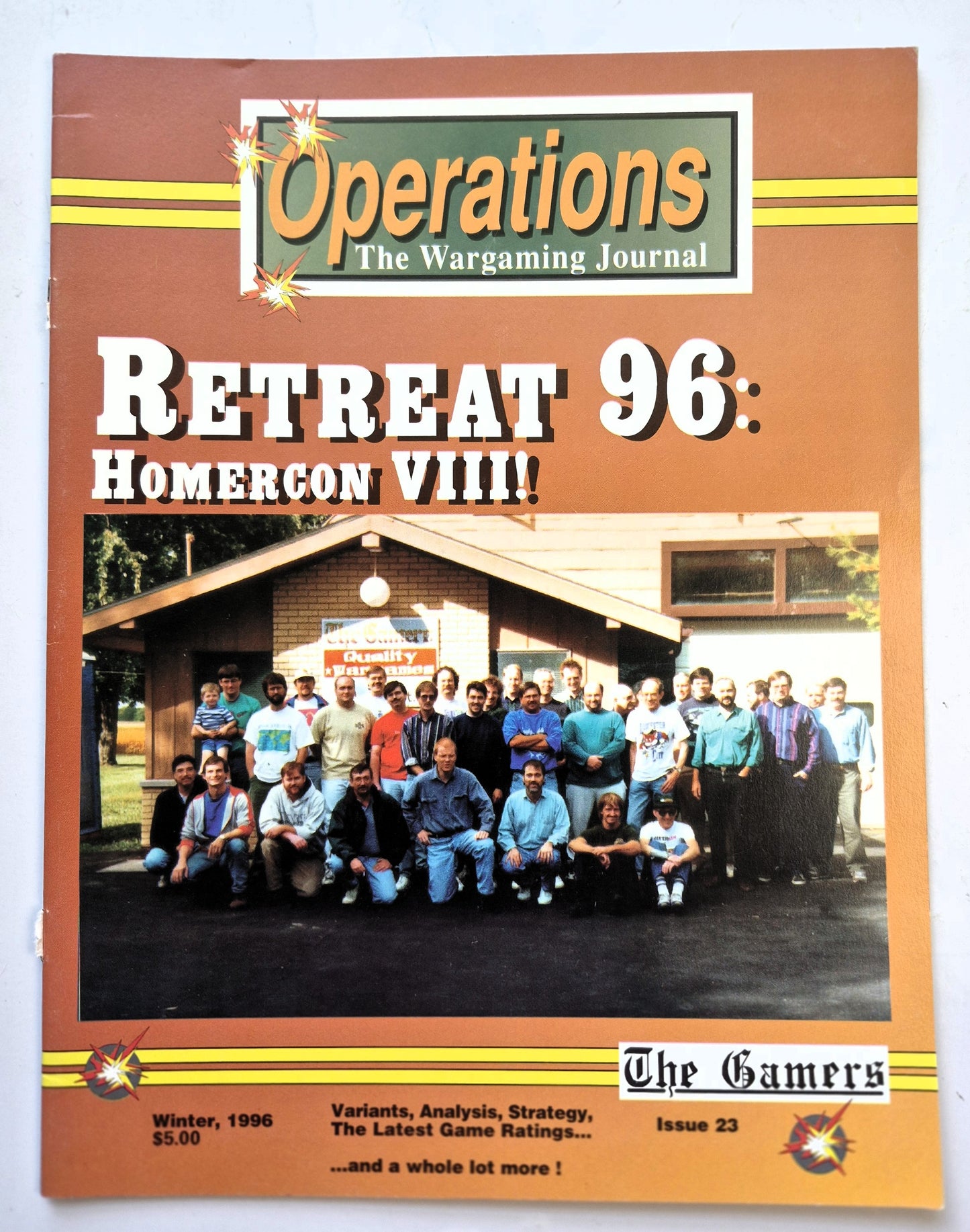 Operations: The Wargaming Journal: Issue 23 Winter, 1996 (Very good)