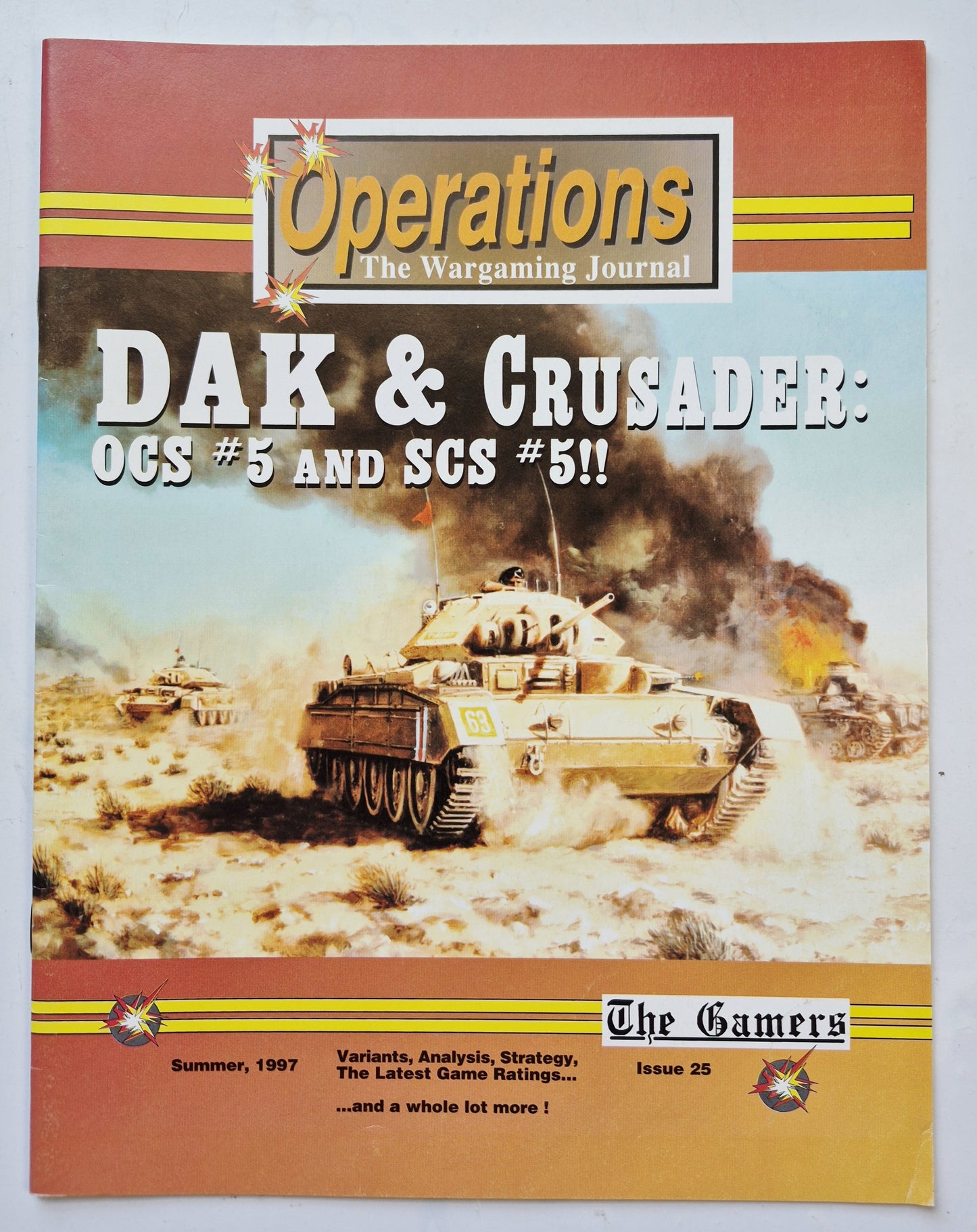Operations: The Wargaming Journal: Issue 25 Summer, 1997 (Very good)