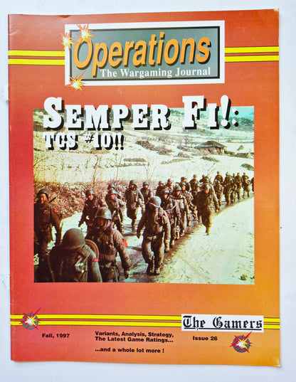 Operations: The Wargaming Journal: Issue 26 Fall, 1997 (Very good)