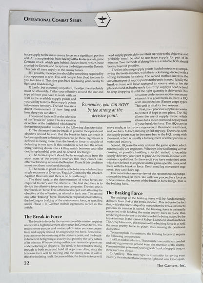 Operations: The Wargaming Journal: Issue 26 Fall, 1997 (Very good)