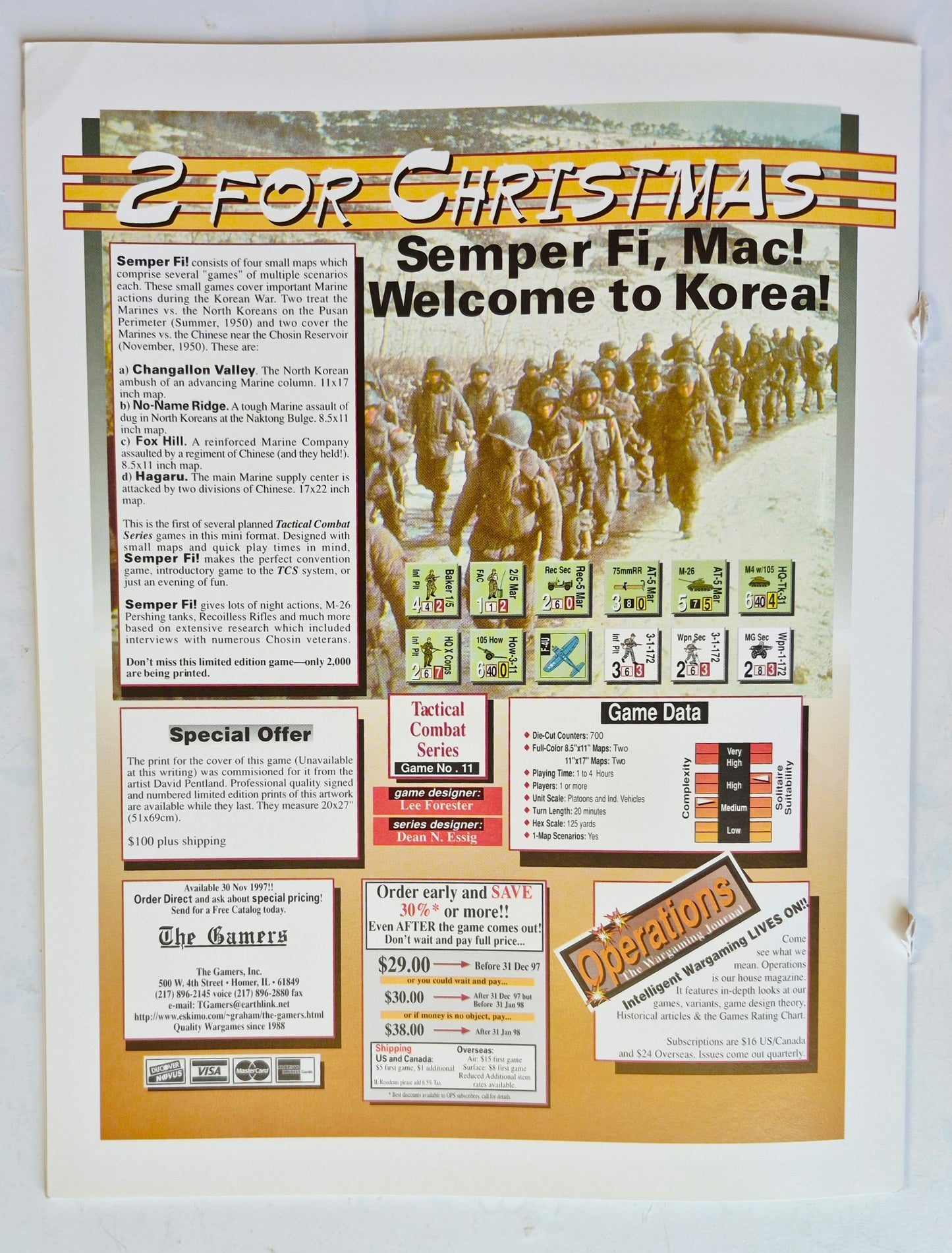 Operations: The Wargaming Journal: Issue 26 Fall, 1997 (Very good)