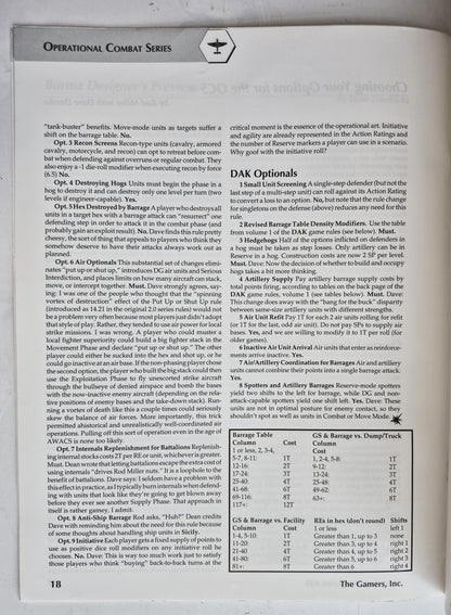 Operations: The Wargaming Journal: Issue 33 Summer, 1999 (Very good)