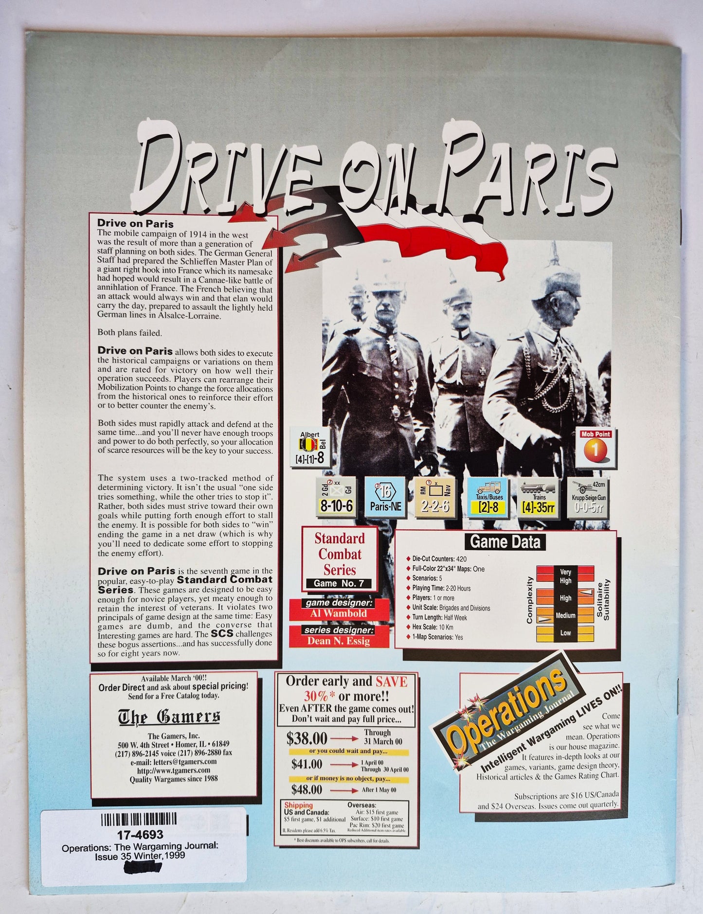 #89 Strategy & Tactics Sizilien: Das Rennen um Messina 10. Juli-17. Aug 1943 Nov/Dez 1981 (Gut, 60 Seiten, SPI)