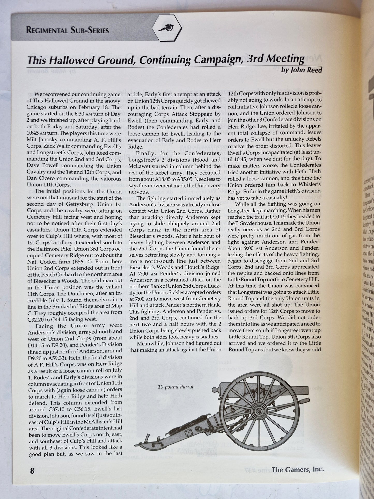 Operations: The Wargaming Journal: Issue 37 Summer, 2000 (Very good)