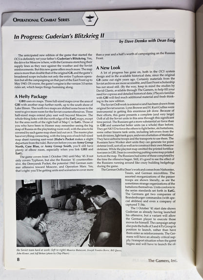 Operations: The Wargaming Journal: Issue 39 Winter, 2000 (Very good)