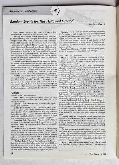 Operations: The Wargaming Journal: Issue 41 Summer, 2001 (Very good)