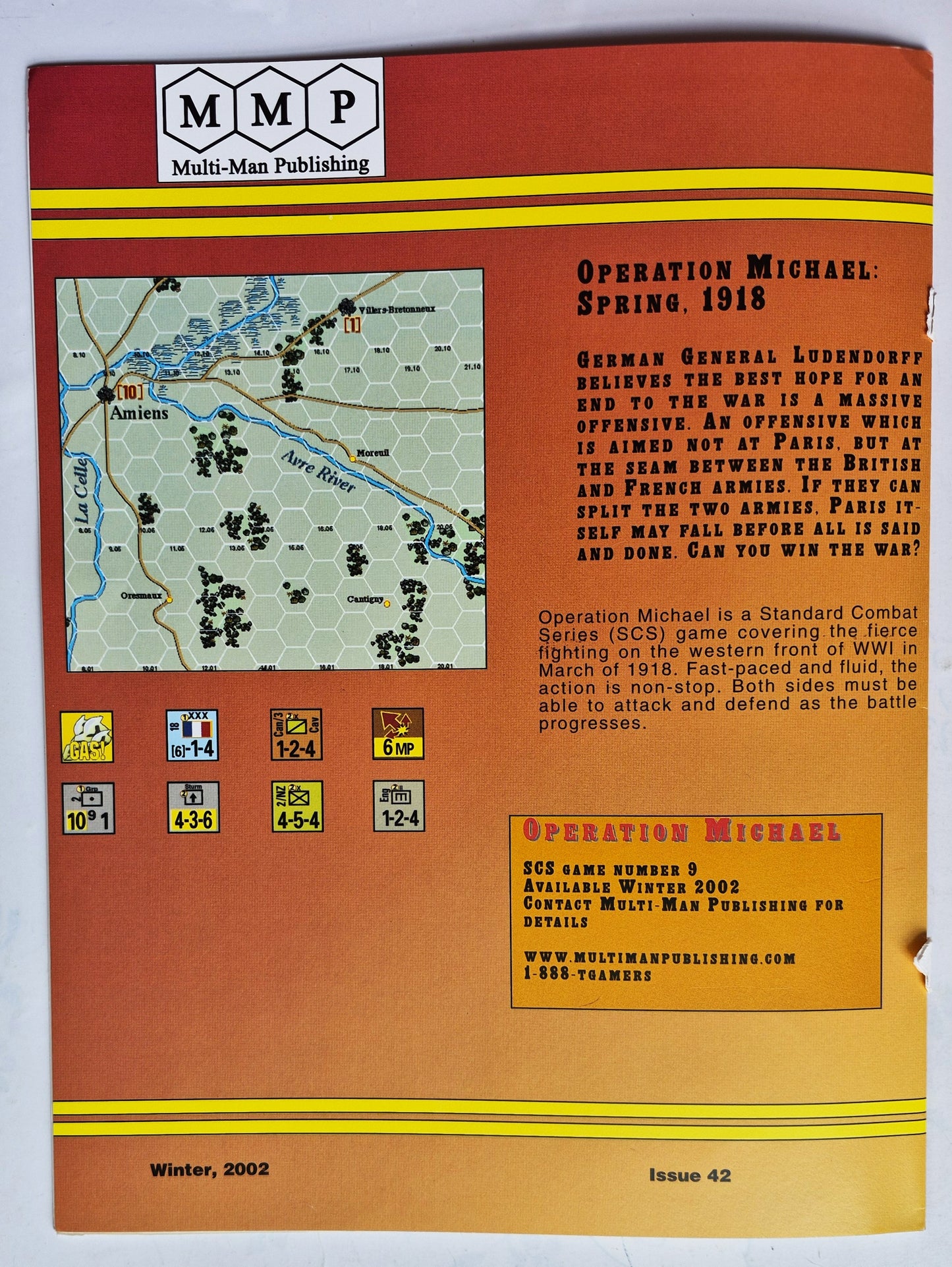 Operations: The Wargaming Journal: Issue 42 Winter, 2002 (Very good)