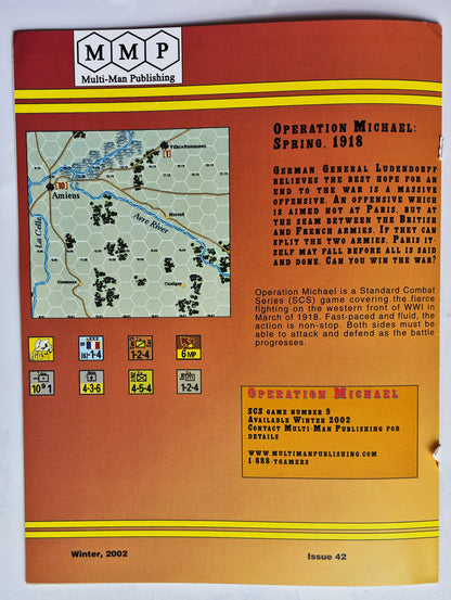 Operations: The Wargaming Journal: Issue 42 Winter, 2002 (Very good)