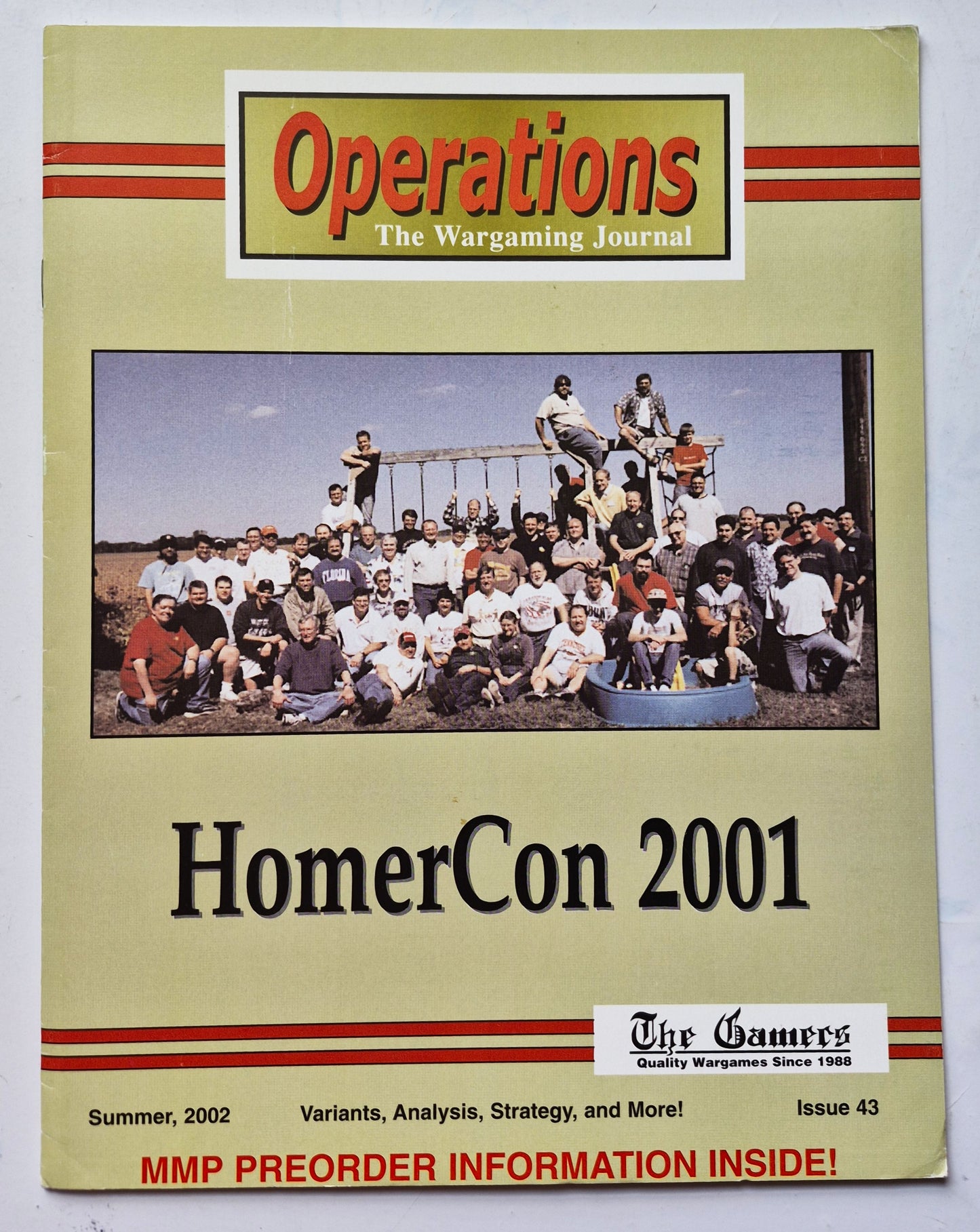 Operations: The Wargaming Journal: Issue 43 Summer, 2002 (Very good)