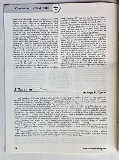 Operations: The Wargaming Journal: Issue 43 Summer, 2002 (Very good)
