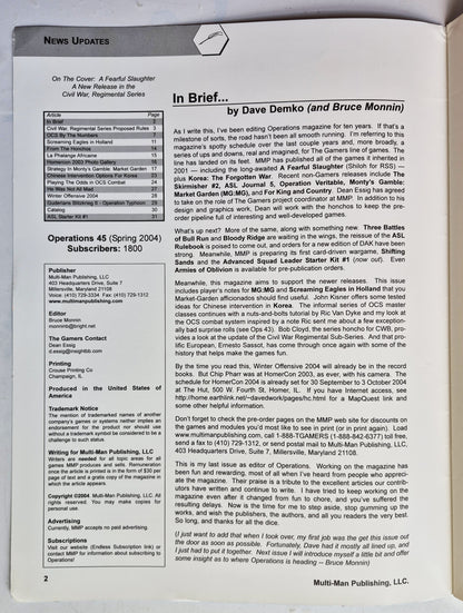 #89 Strategy & Tactics Sizilien: Das Rennen um Messina 10. Juli-17. Aug 1943 Nov/Dez 1981 (Gut, 60 Seiten, SPI)