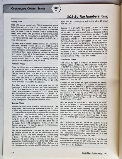#89 Strategy & Tactics Sizilien: Das Rennen um Messina 10. Juli-17. Aug 1943 Nov/Dez 1981 (Gut, 60 Seiten, SPI)