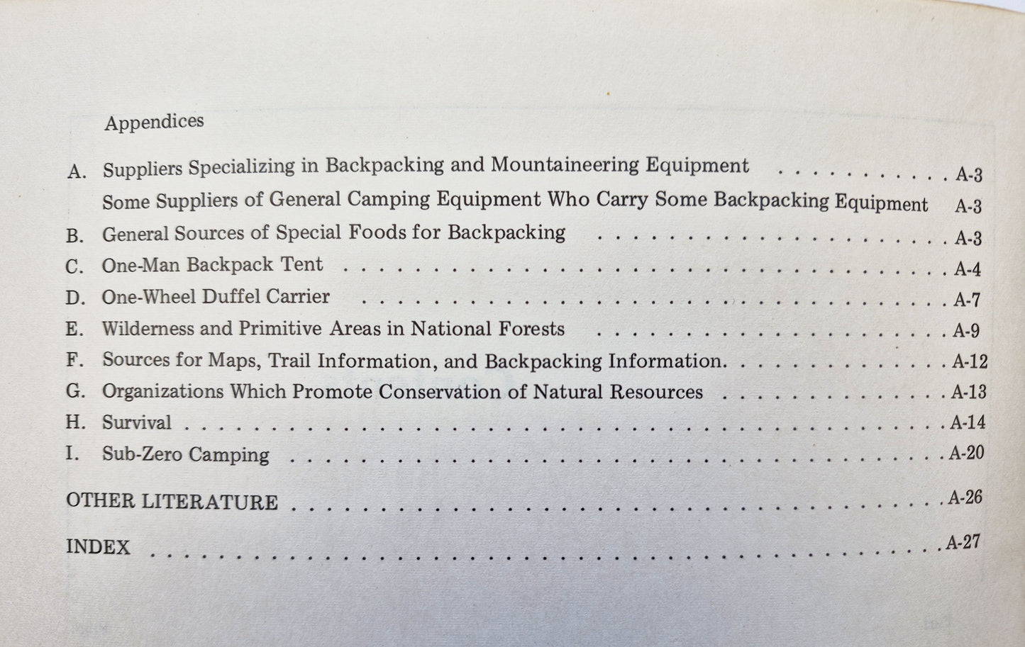 Backpacking Revised Edition by R.C. Rethmel (Good, 1972, Pbk, Burgess Pub)