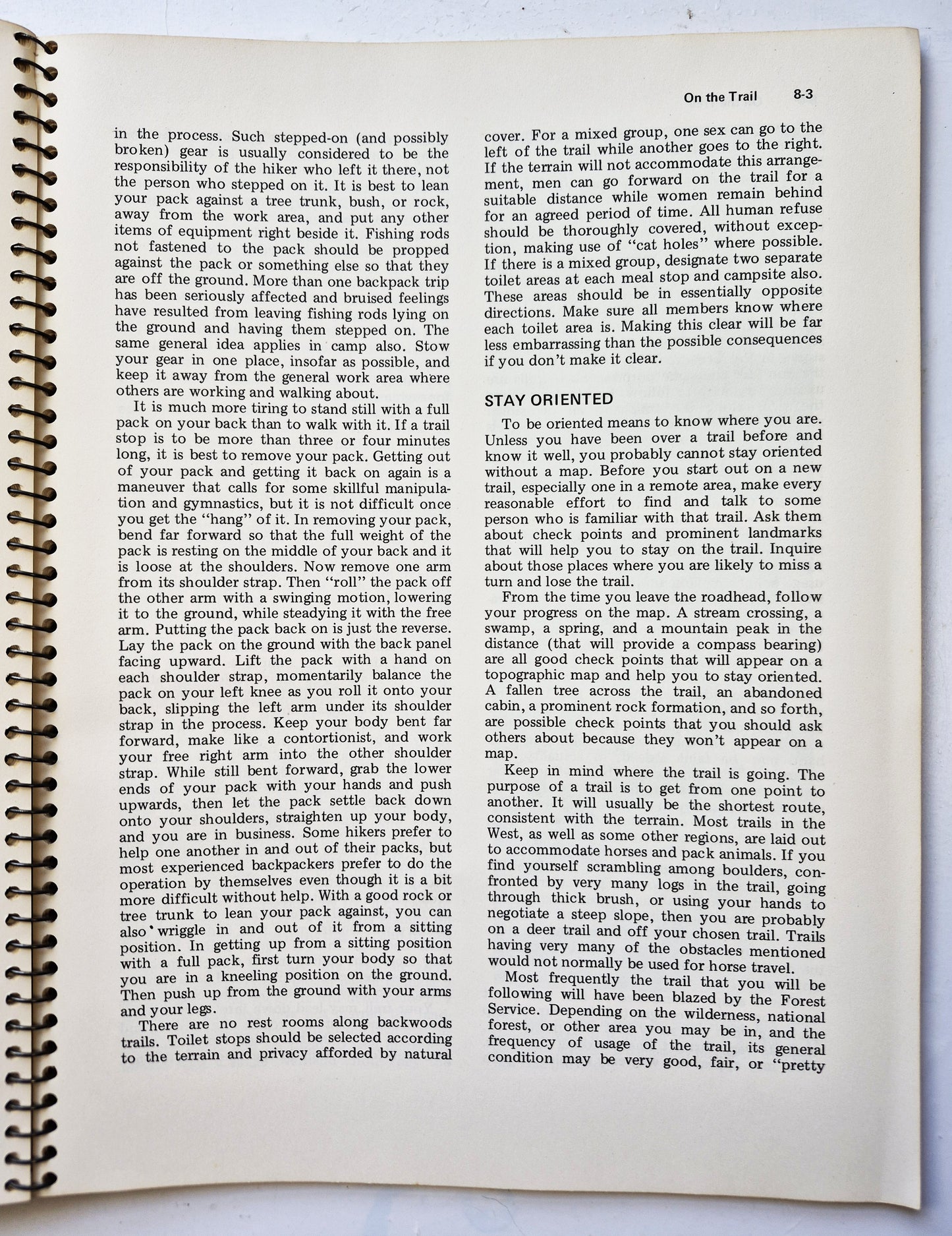Backpacking Revised Edition by R.C. Rethmel (Good, 1972, Pbk, Burgess Pub)