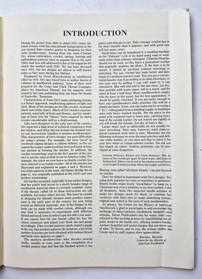 Anne Orr's Filet Crochet Designs by Anne C. Orr (Good, 1986, Pbk, 48 pgs, Dover)