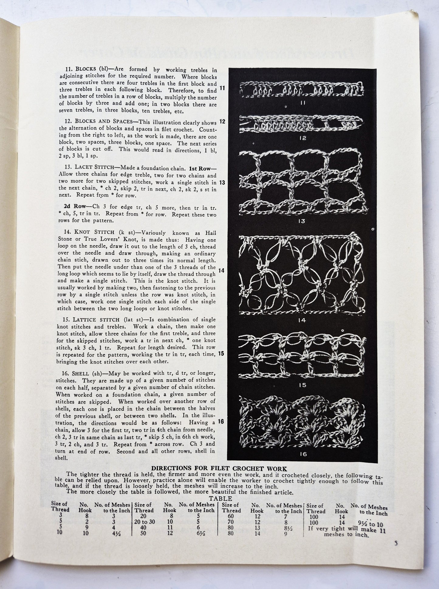Anne Orr's Filet Crochet Designs by Anne C. Orr (Good, 1986, Pbk, 48 pgs, Dover)