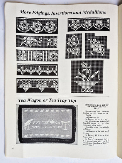 Anne Orr's Filet Crochet Designs by Anne C. Orr (Good, 1986, Pbk, 48 pgs, Dover)