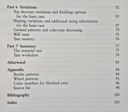 Knitted Tams by Mary Rowe (Very good, 1989, Pbk, 104 pgs, Interweave Press)
