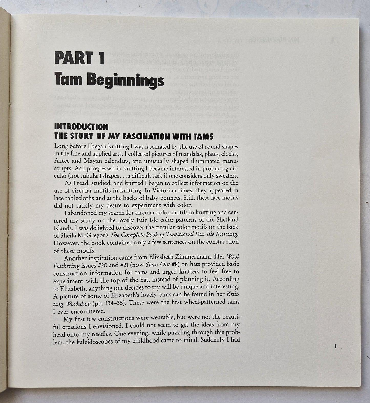 Knitted Tams by Mary Rowe (Very good, 1989, Pbk, 104 pgs, Interweave Press)