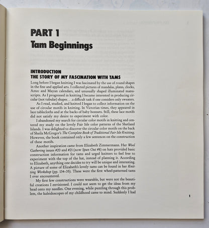 Knitted Tams by Mary Rowe (Very good, 1989, Pbk, 104 pgs, Interweave Press)