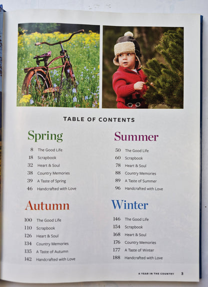 A Year in the Country 2018 by Reader's Digest (Very good, 2018, HC, 192 pgs, RDA Enthusiastic Brands)