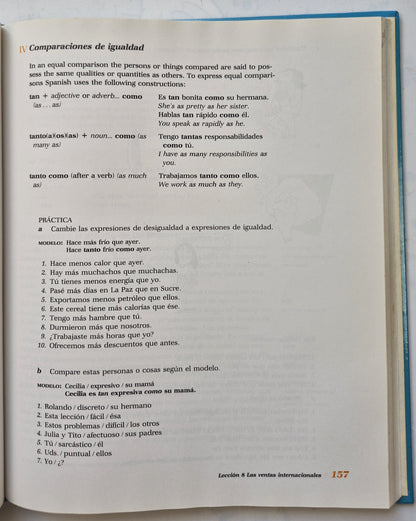 Contigo Essentials of Spanish by Oscar Ozete; Sergio Guillen (Very Good, 1987, HC, 324 pgs, CBS College Printing)