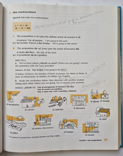 Contigo Essentials of Spanish by Oscar Ozete; Sergio Guillen (Very Good, 1987, HC, 324 pgs, CBS College Printing)