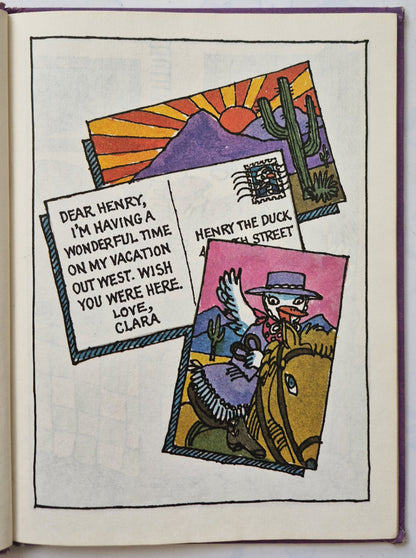Henry Goes West by Robert Quackenbush (Good, 1982, HC, Parents Magazine Read Aloud)