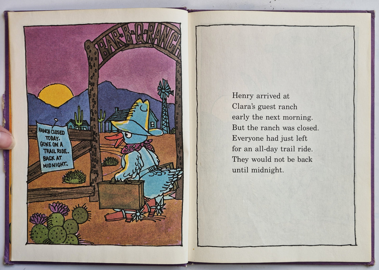 Henry Goes West by Robert Quackenbush (Good, 1982, HC, Parents Magazine Read Aloud)
